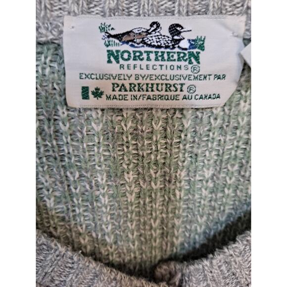 VTG Northern Reflections Grandma Chic Button Up Cardigan Size Large - Picture 4 of 7